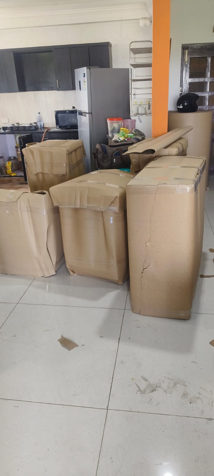 Khan Packers and Movers team at work